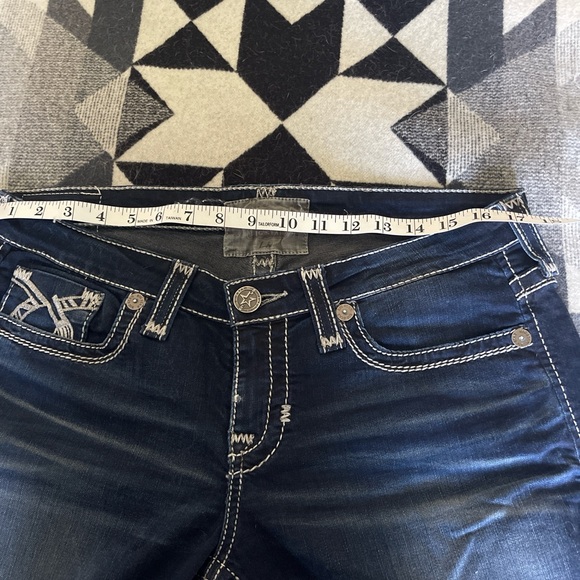 Big Star Dark Blue Skinny Jeans - Picture 3 of 6